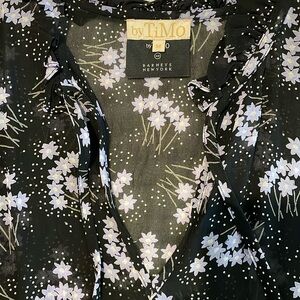 Timo Weiland Floral Chiffon Dress